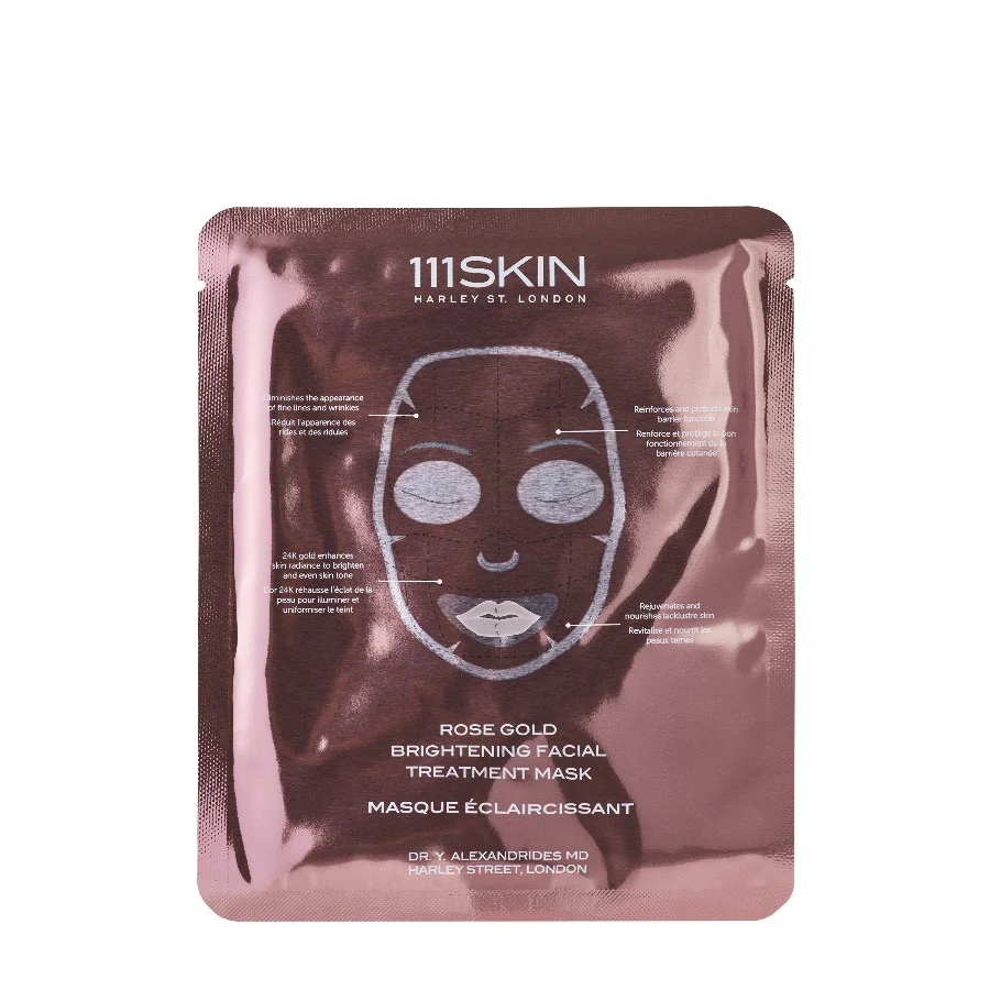 Rose Gold Brightening Facial Treatment Mask Box 5 sachets - Image 3