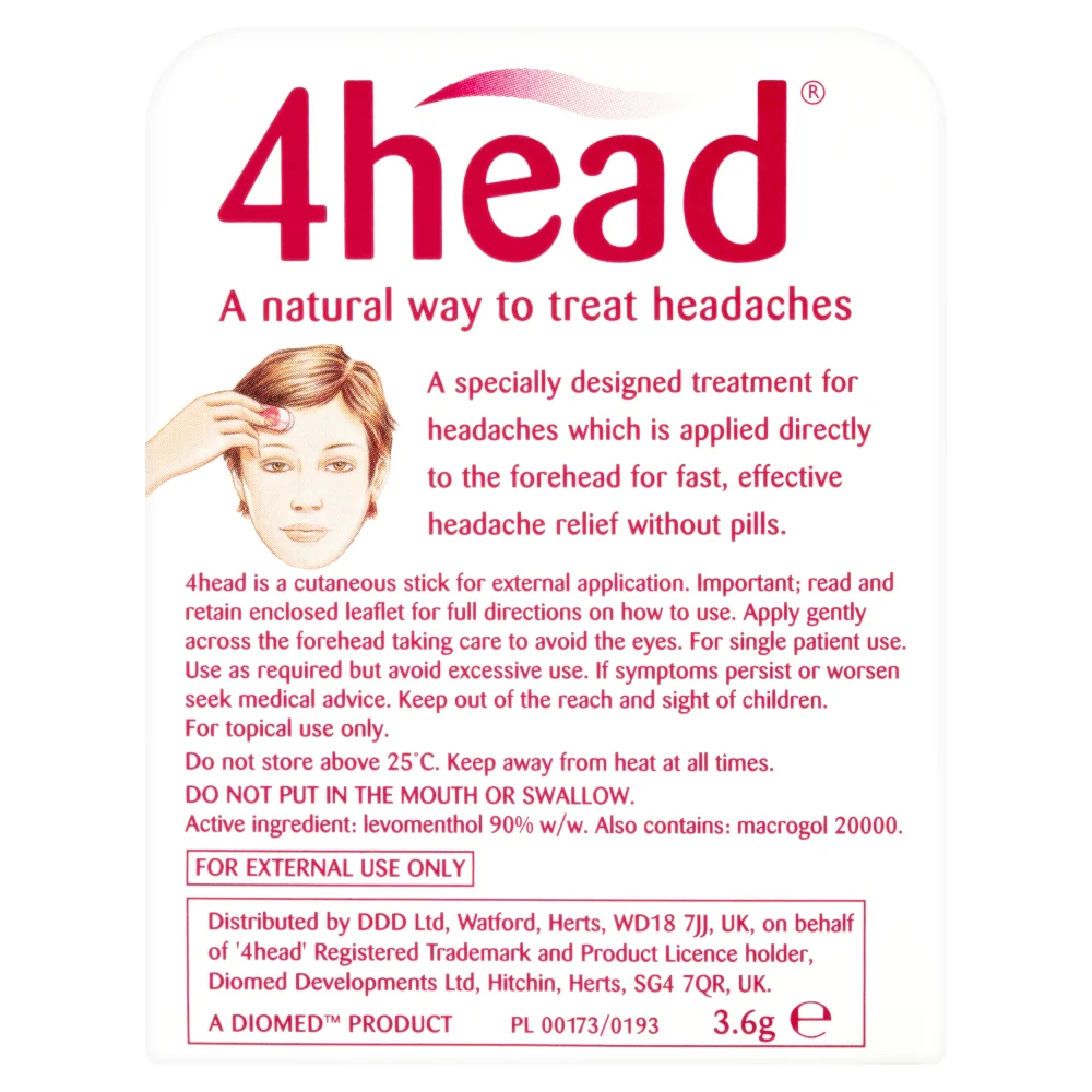 Effective Headache Relief Stick 3.6g - Image 2