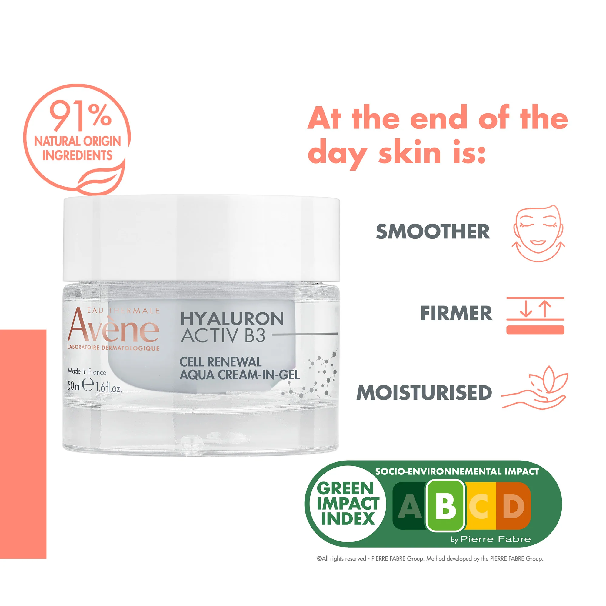 Hyaluron Activ B3 Aqua Cream-In-Gel For Ageing Skin 50ml - Image 4