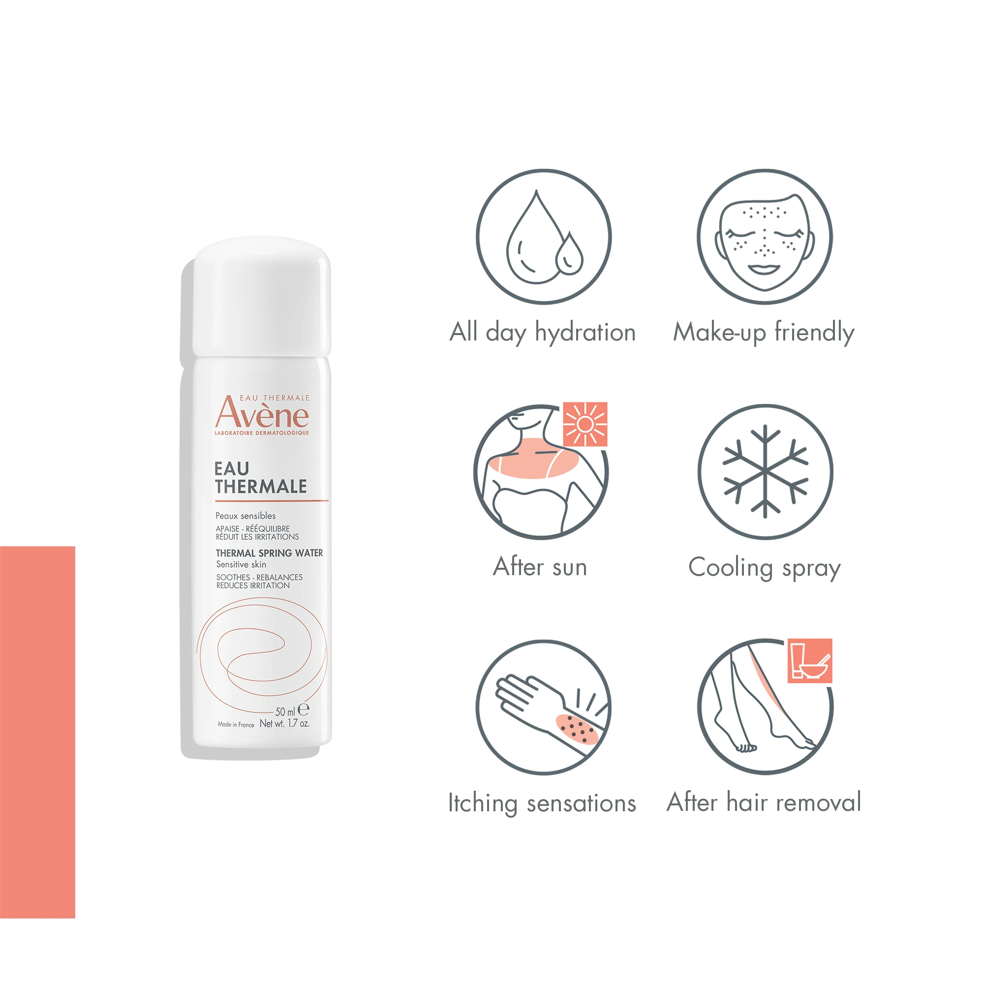 Thermal Spring Water Spray For Sensitive Skin 50ml - Image 3