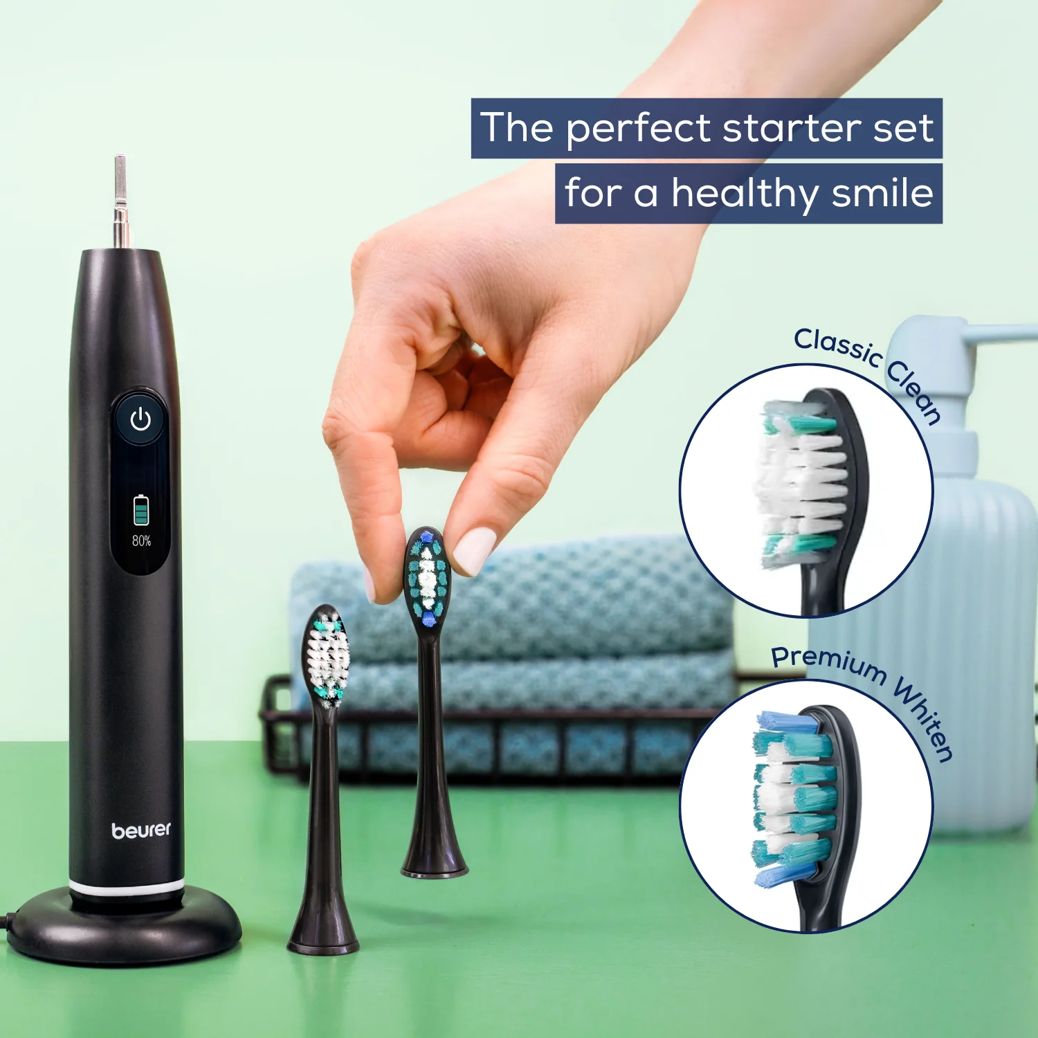 SC 50 Electric Sonic Toothbrush Midnight Ink 1 Unit - Image 3