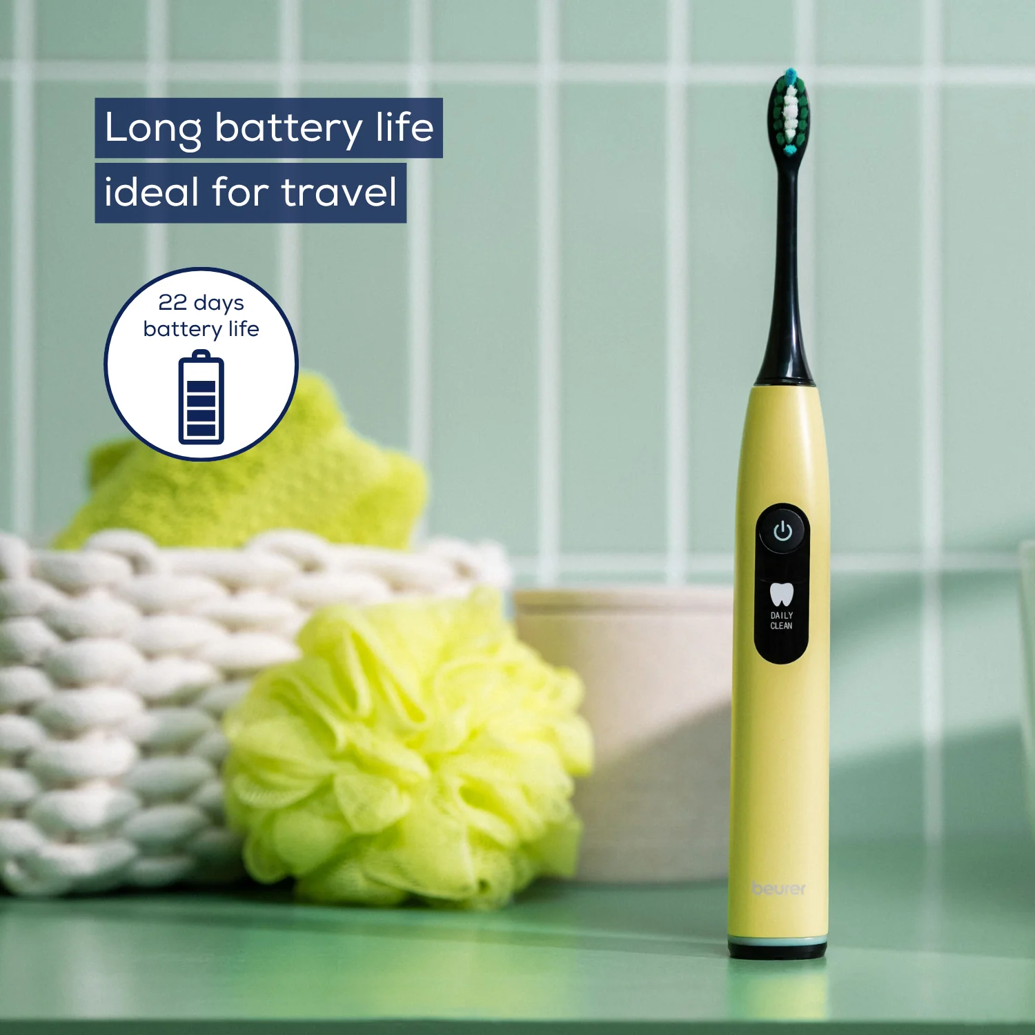 SC 50 Electric Sonic Toothbrush Splashy Lemon 1 Unit - Image 4