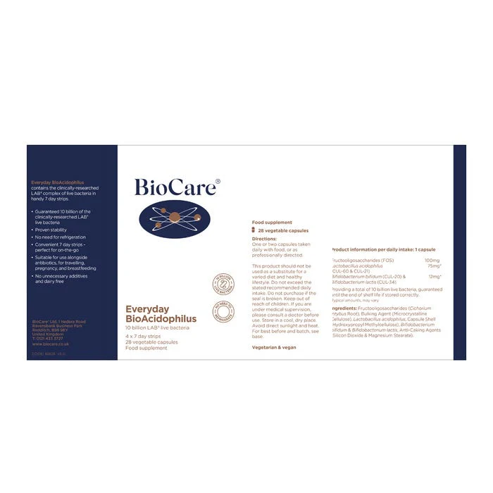 Everyday Bioacidophilus 28 capsules - Image 2