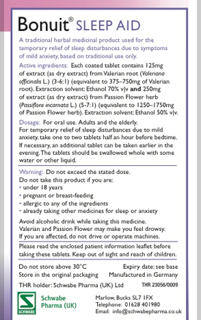 Sleep Aid Tablets 30 tablets - Image 2