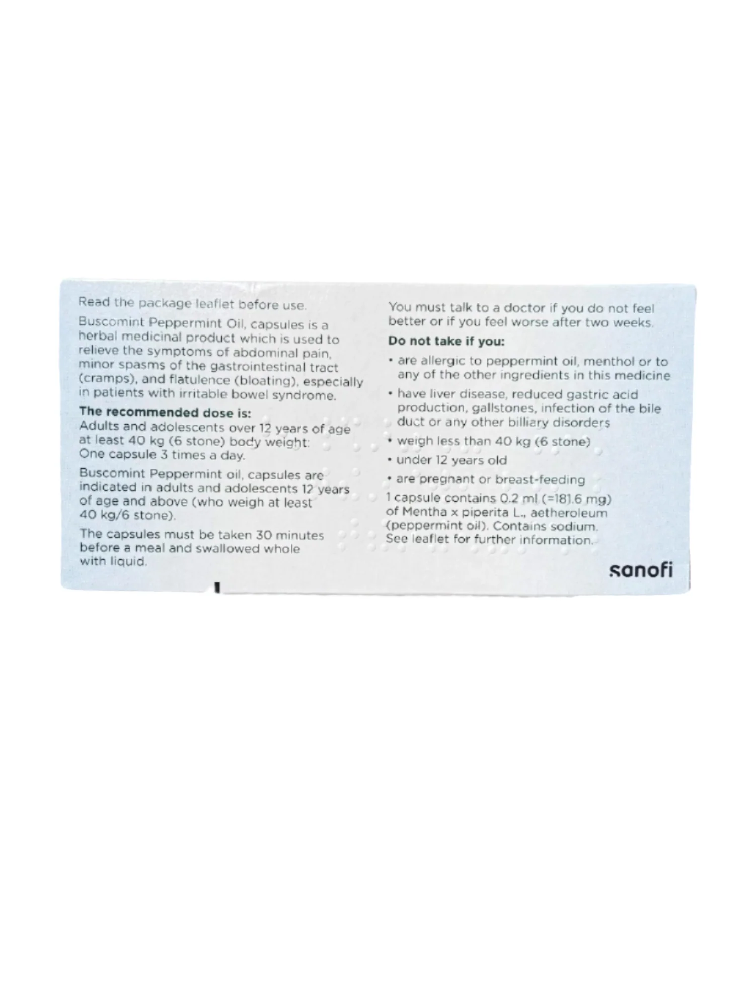 Buscomint 24 Soft Capsules - Image 2