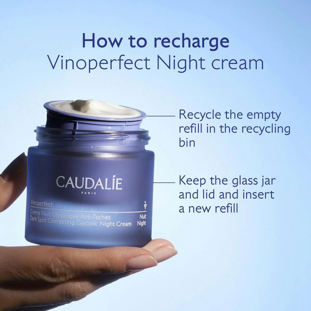Vinoperfect Dark Spot Glycolic Night Cream Refill 50ml - Image 7