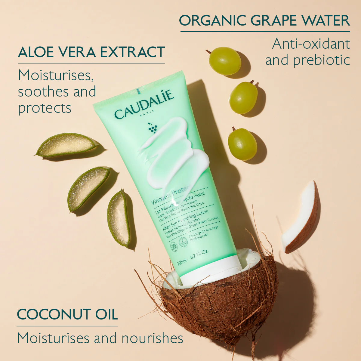 Vinosun After-Sun Repairing Lotion 200ml - Image 4