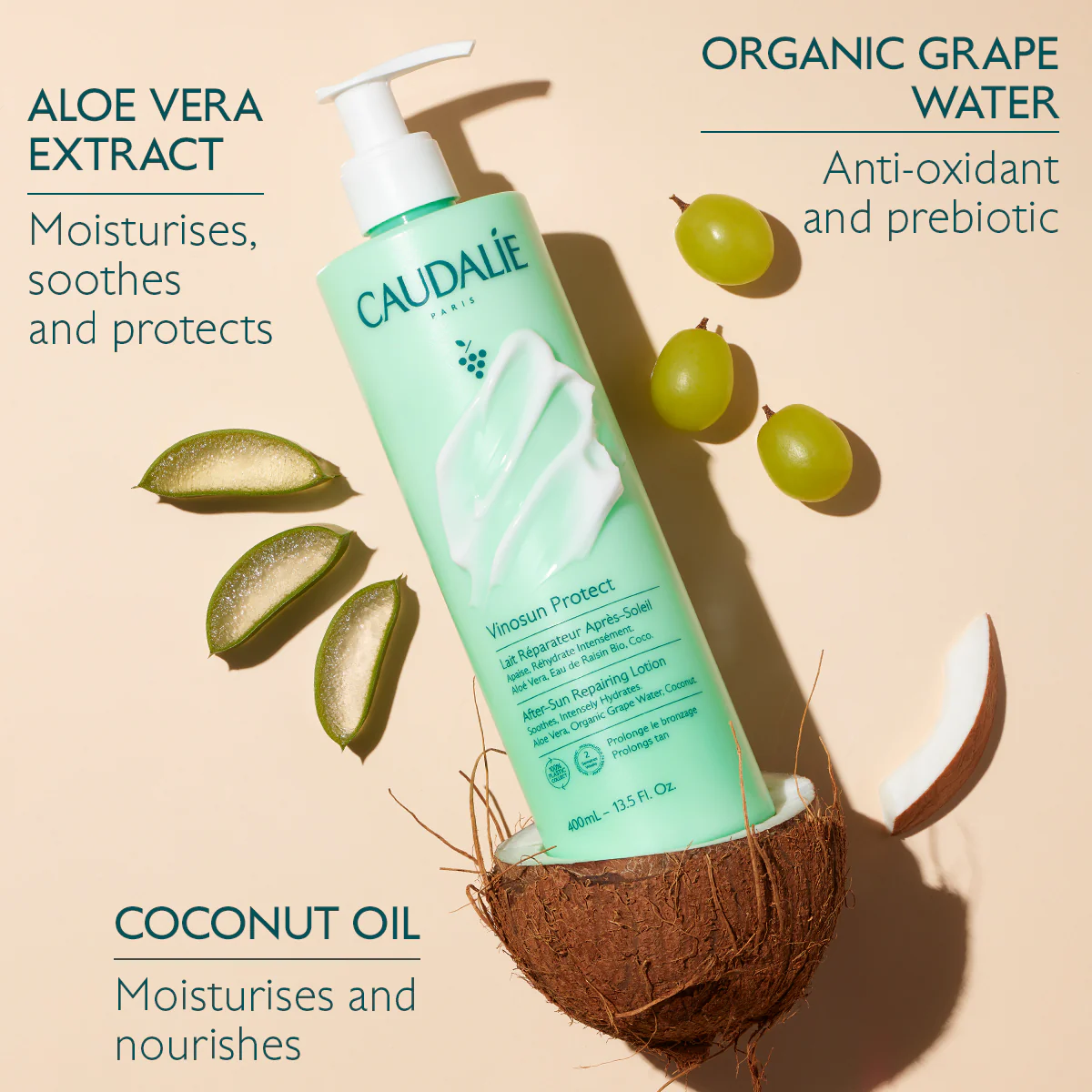Vinosun After-Sun Repairing Lotion - 400 Ml 400ml - Image 4