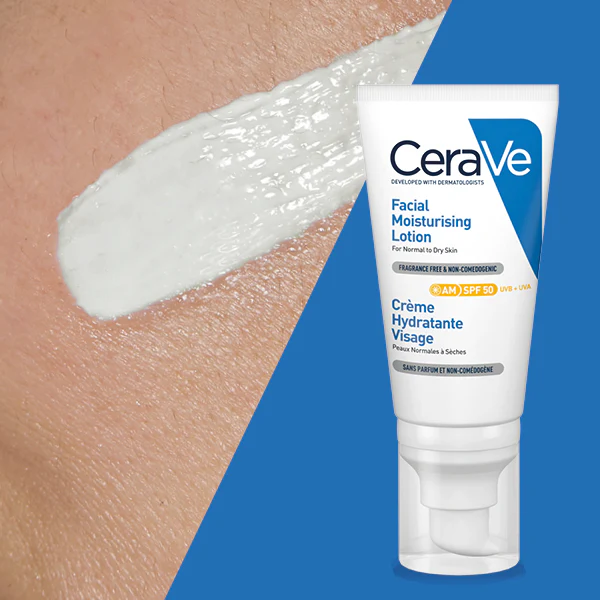 AM Facial Moisturising Lotion SPF-50 For Normal To Dry Skin 52ml - Image 3