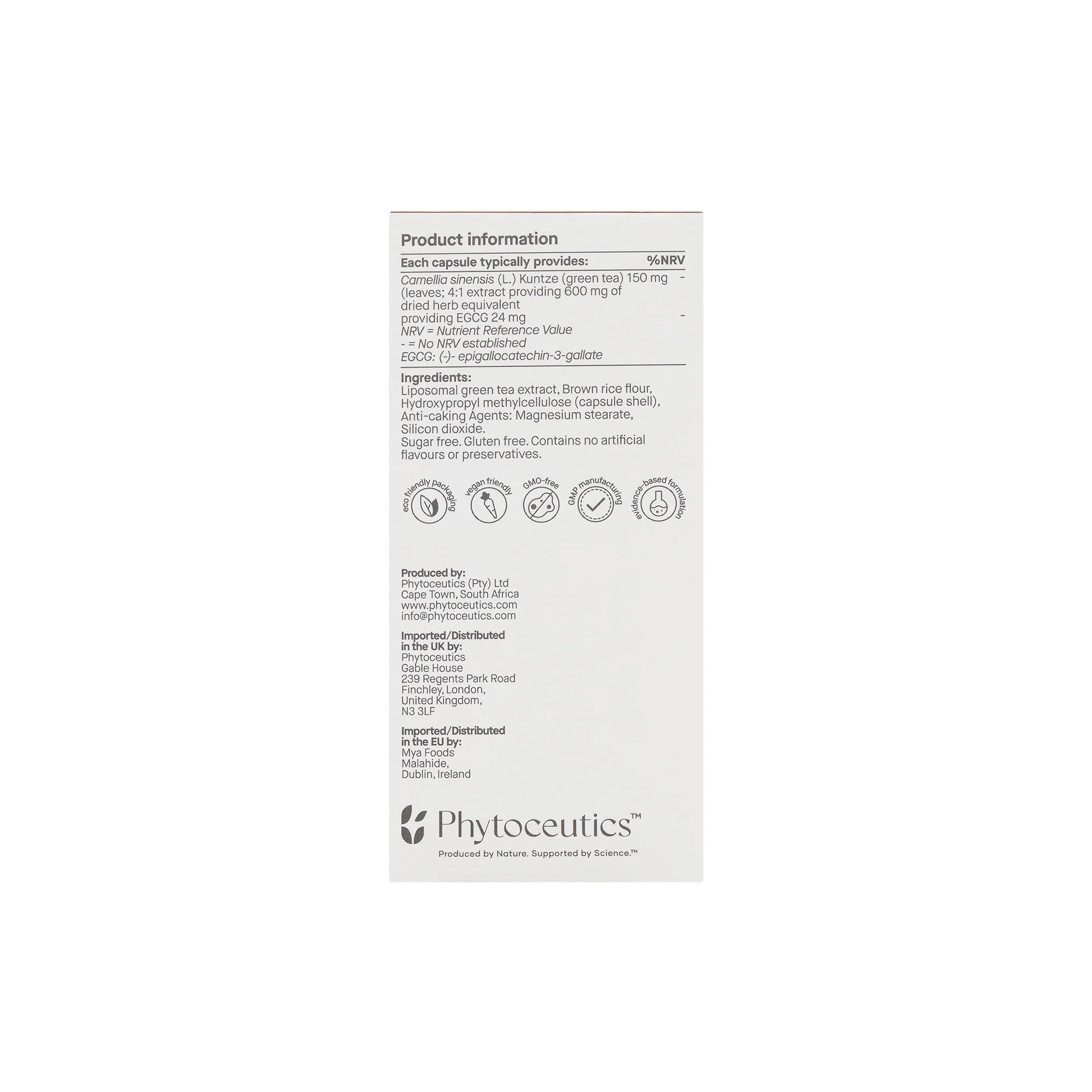 Origine 8 Green Tea Extract 30 capsules - Image 5