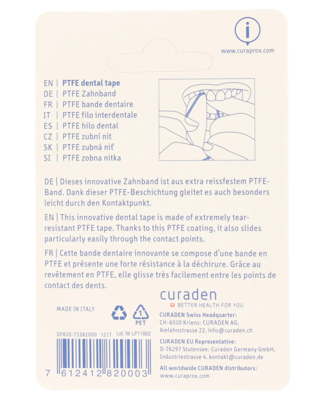 DF 820 PTFE Floss Tape 35m - Image 2