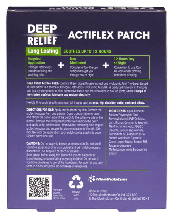 Actiflex Patch 4 units - Image 2