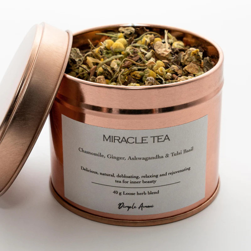 Miracle Tea in Rose Gold Tin 40g - Image 3