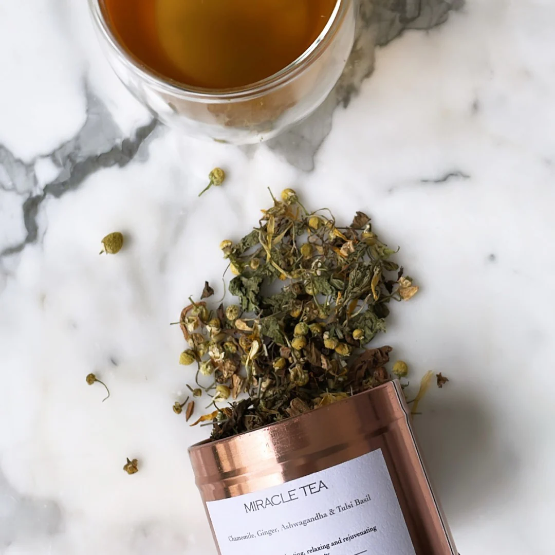 Miracle Tea in Rose Gold Tin 40g - Image 4