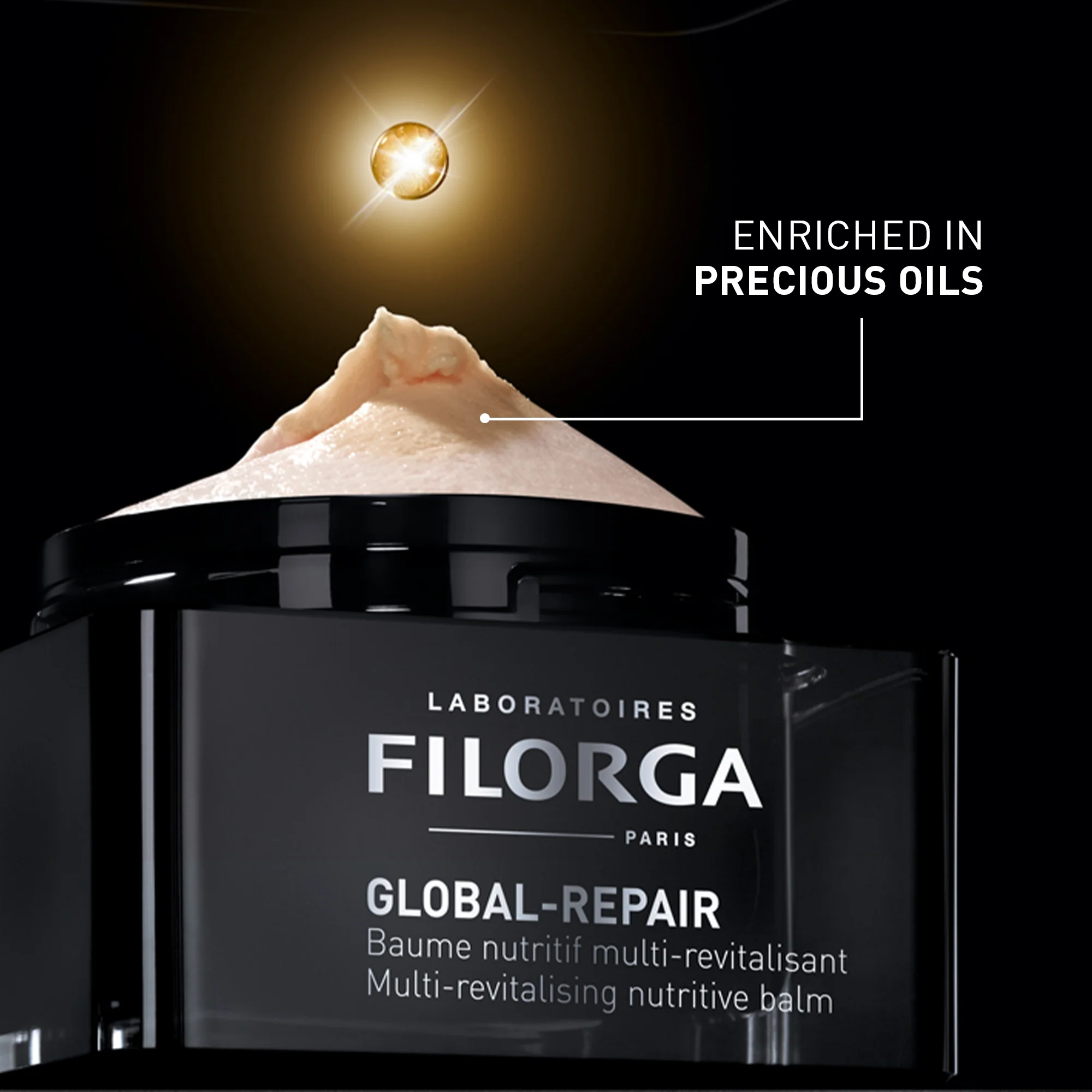 Global-Repair Balm Nourishing Global Anti-Ageing Face Cream Intensive Action For Very Dry Skin 50ml - Image 2