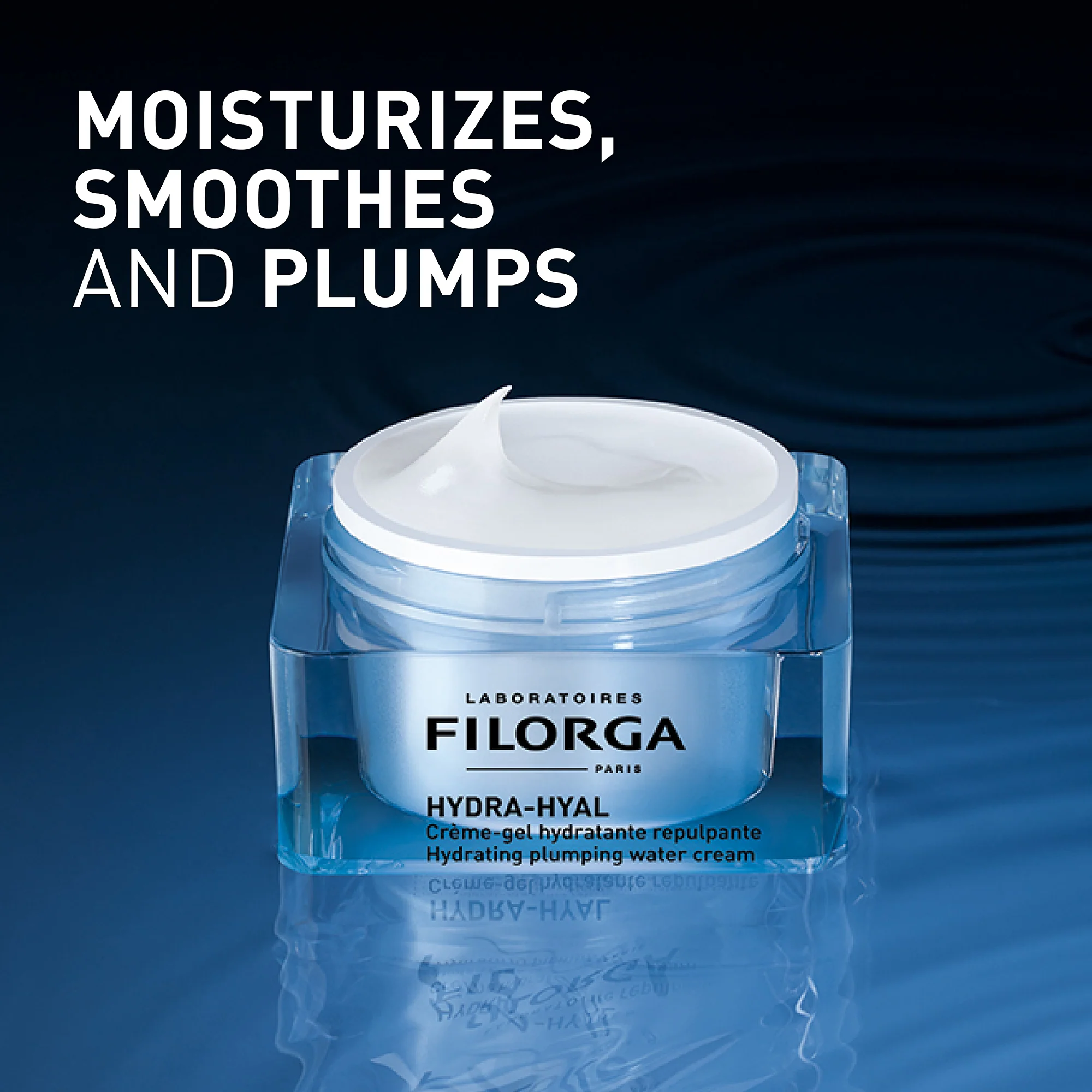 Hydra-Hyal Mattifying Anti-Ageing Plumping Face Cream-Gel With Hyaluronic Acid 50ml - Image 2