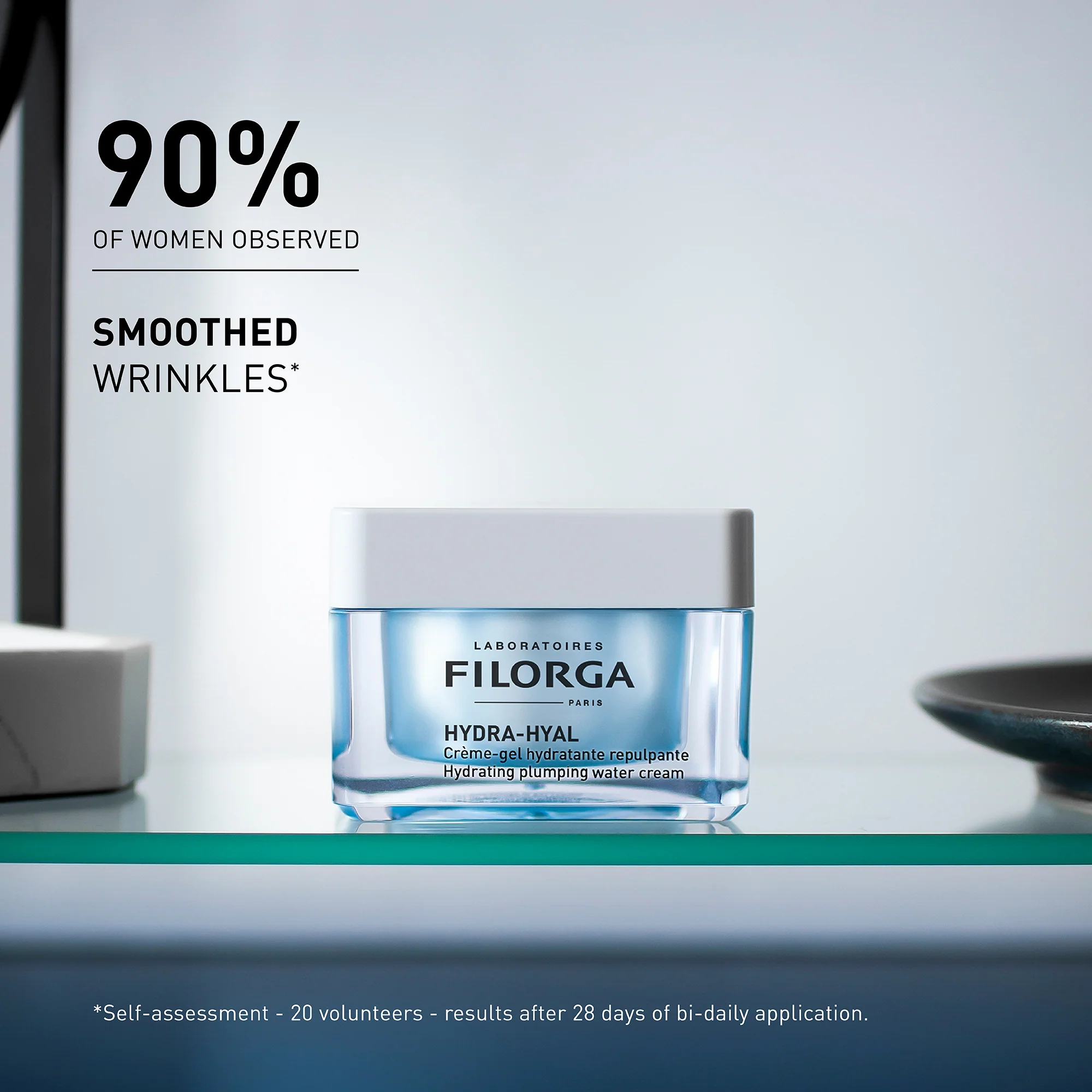 Hydra-Hyal Mattifying Anti-Ageing Plumping Face Cream-Gel With Hyaluronic Acid 50ml - Image 5