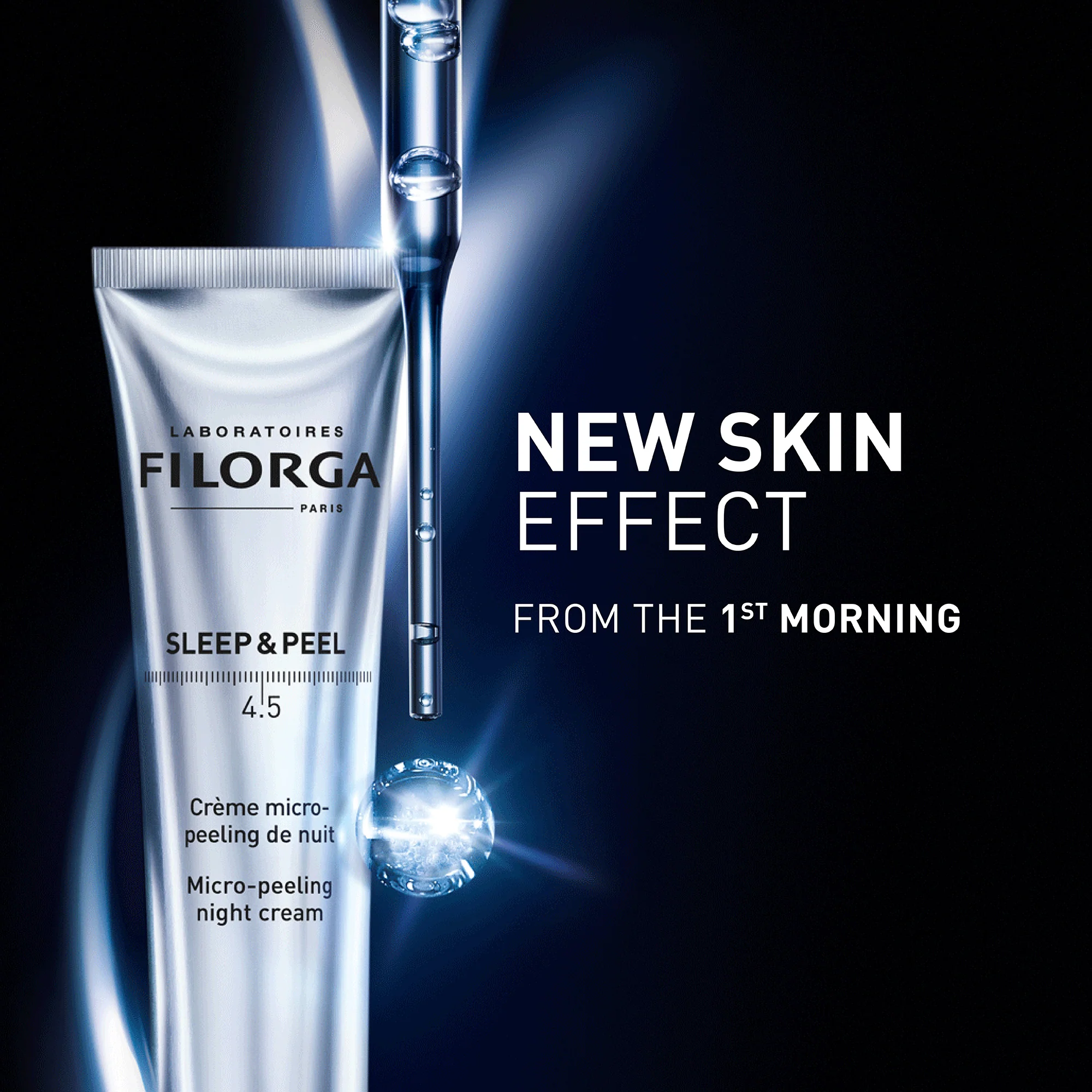 Sleep & Peel 4.5 - Anti-Ageing AHA + BHA Micro-Peeling Night Cream For Refined Skin Texture 40ml - Image 4