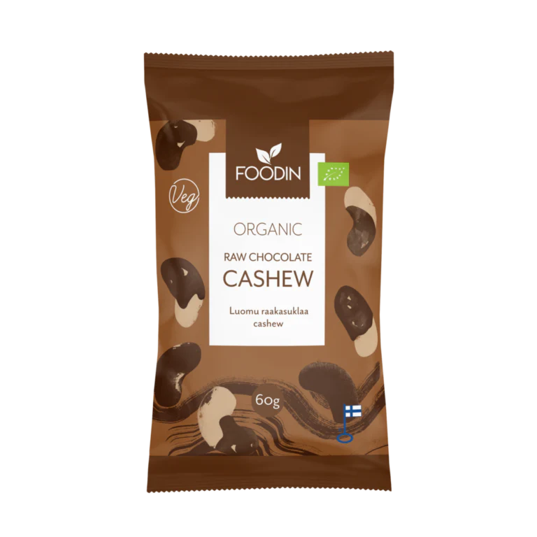 Organic Raw Chocolate Coated Cashew 60g