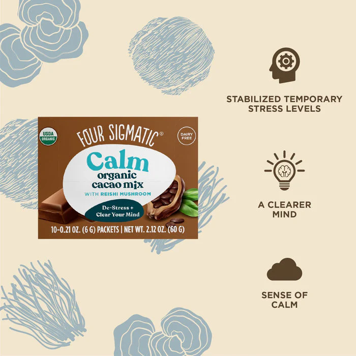 Organic Cacao Mix With Reishi 10 sachets - Image 3