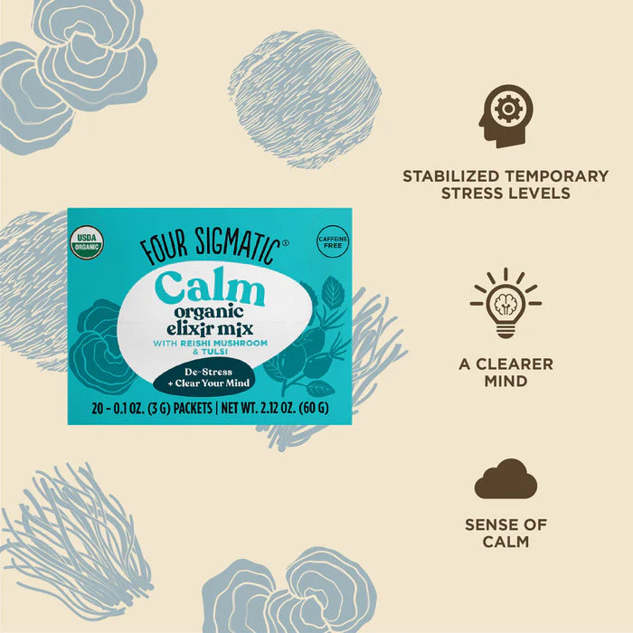 Calm Organic Elixir Mix With Reishi 20 sachets - Image 3