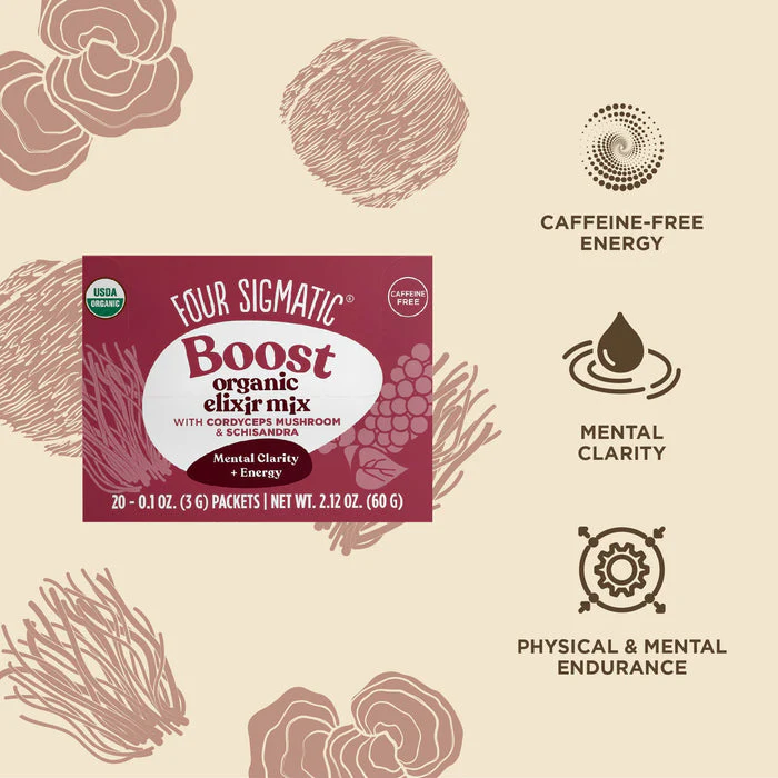 Boost Organic Elixir Mix With Cordyceps 20 sachets - Image 3
