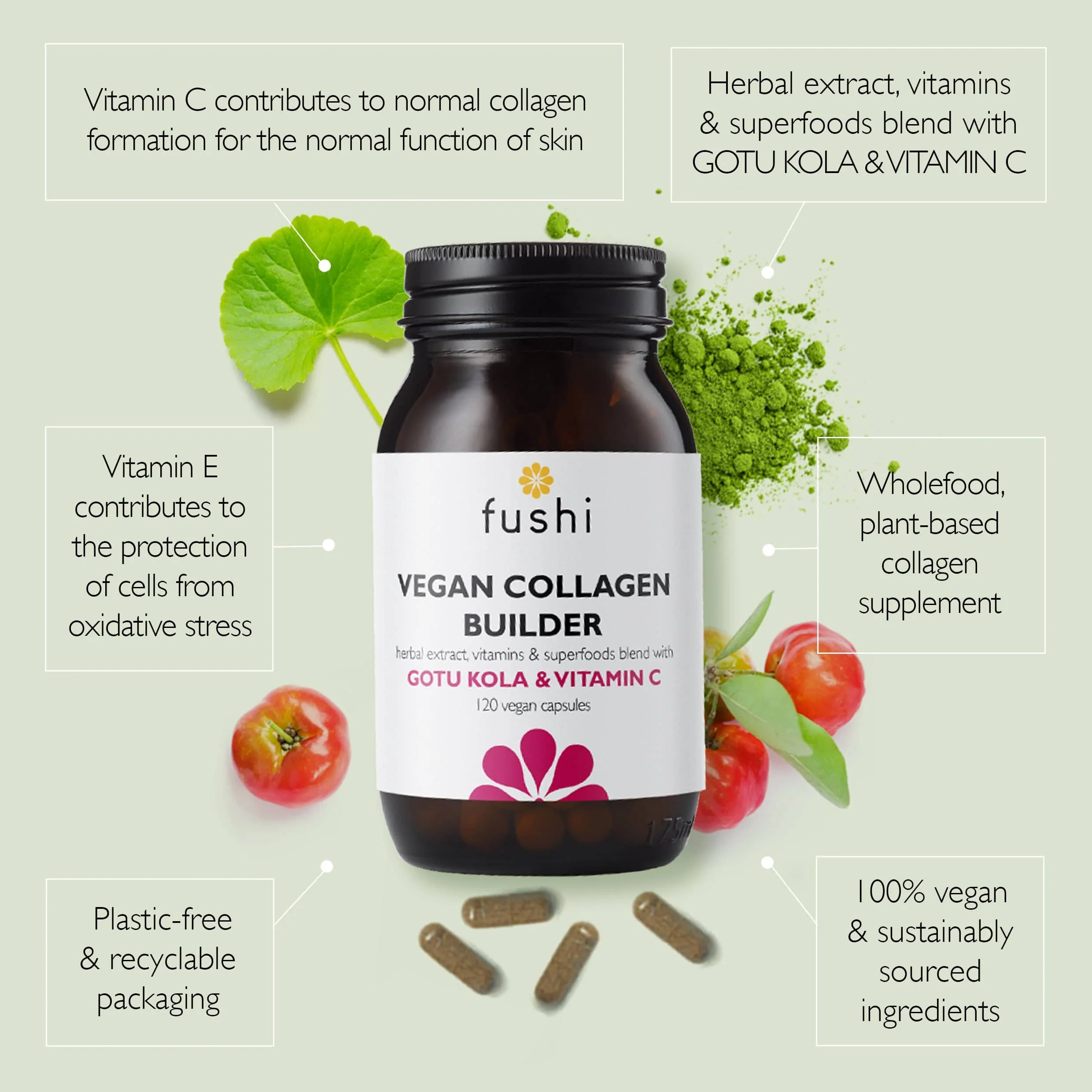 Vegan Collagen Builder 120 capsules - Image 2