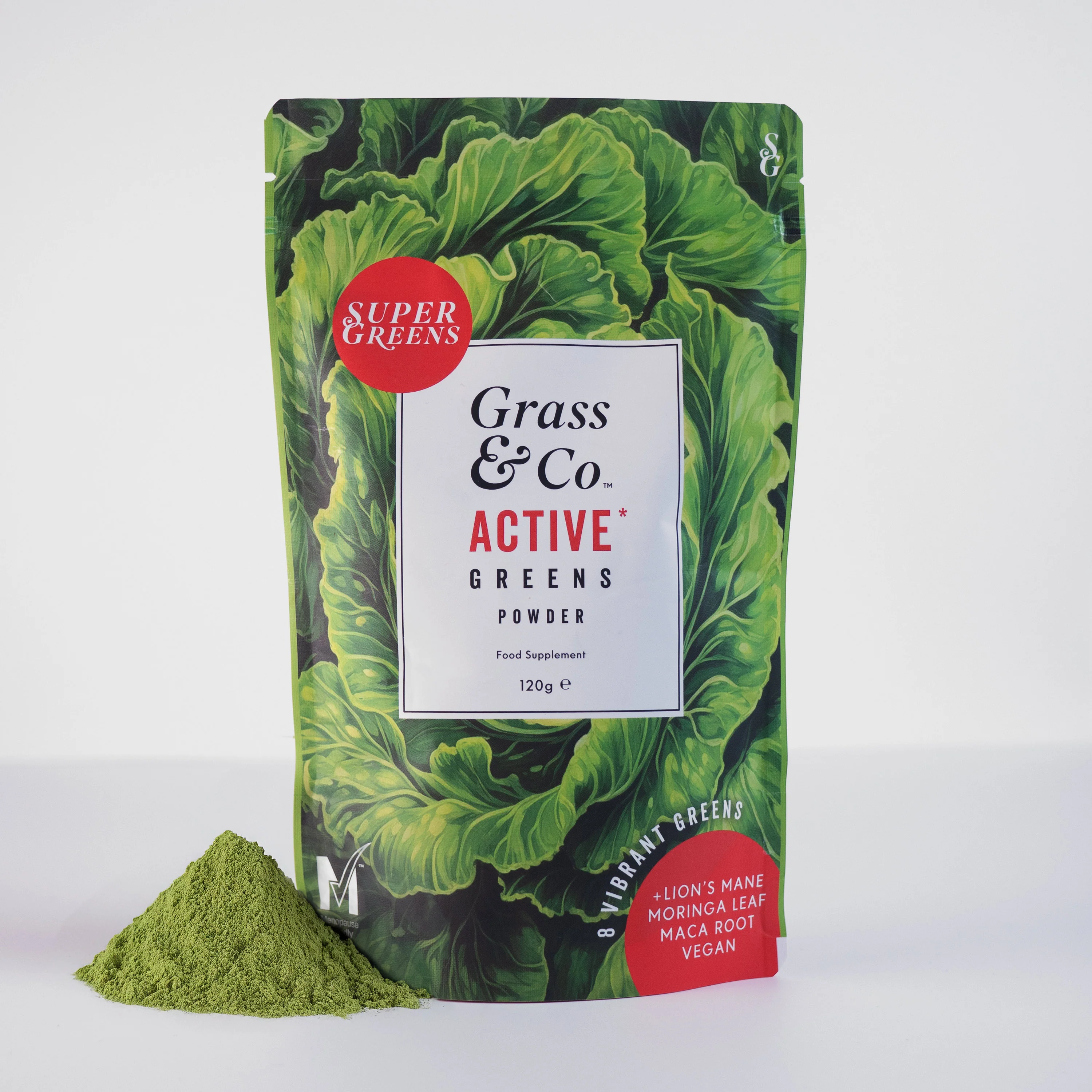 Active Super Greens Powder Pouch 120g - Image 4
