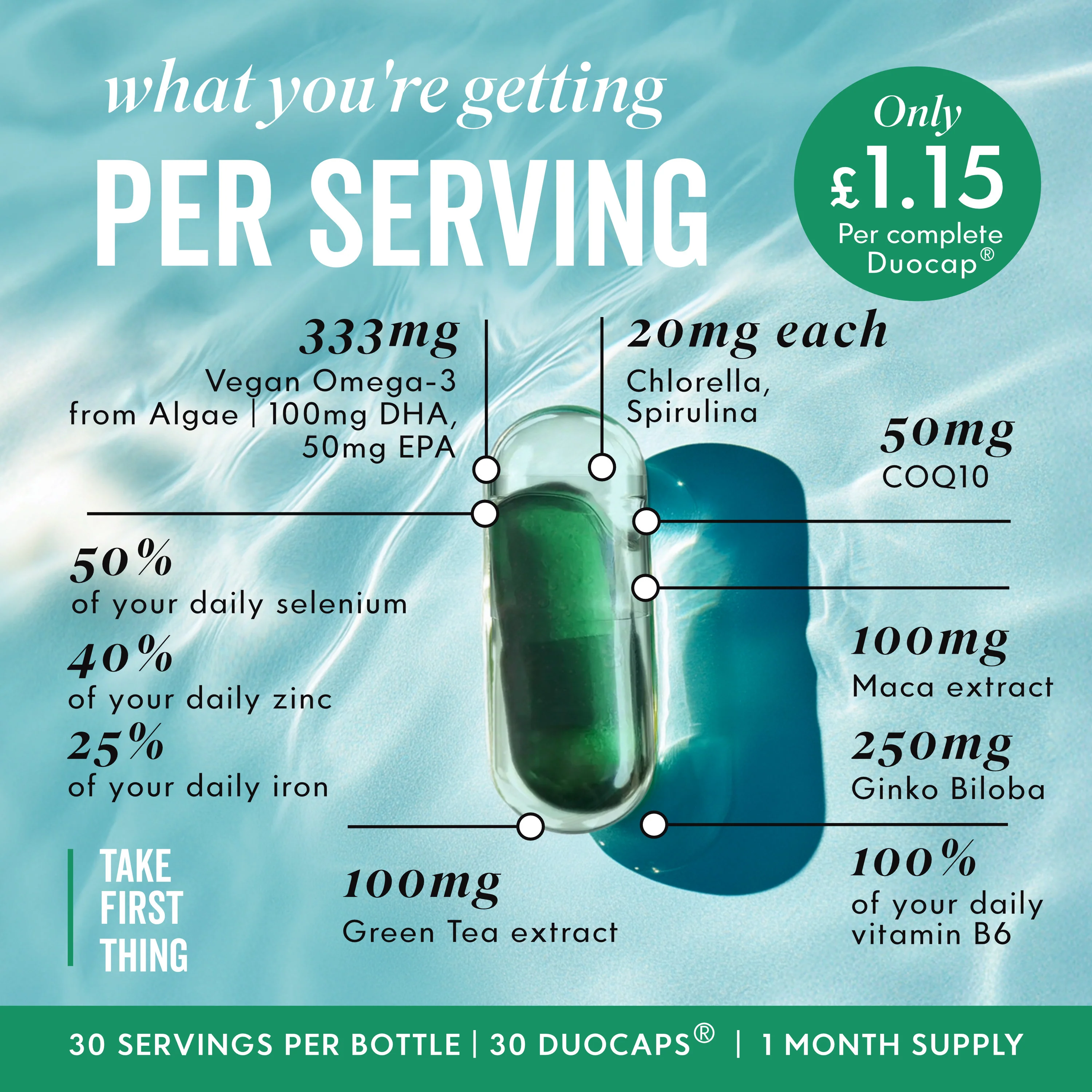 Boost Vegan Omega Sea Greens For Men Capsules 30 Capsule - Image 6