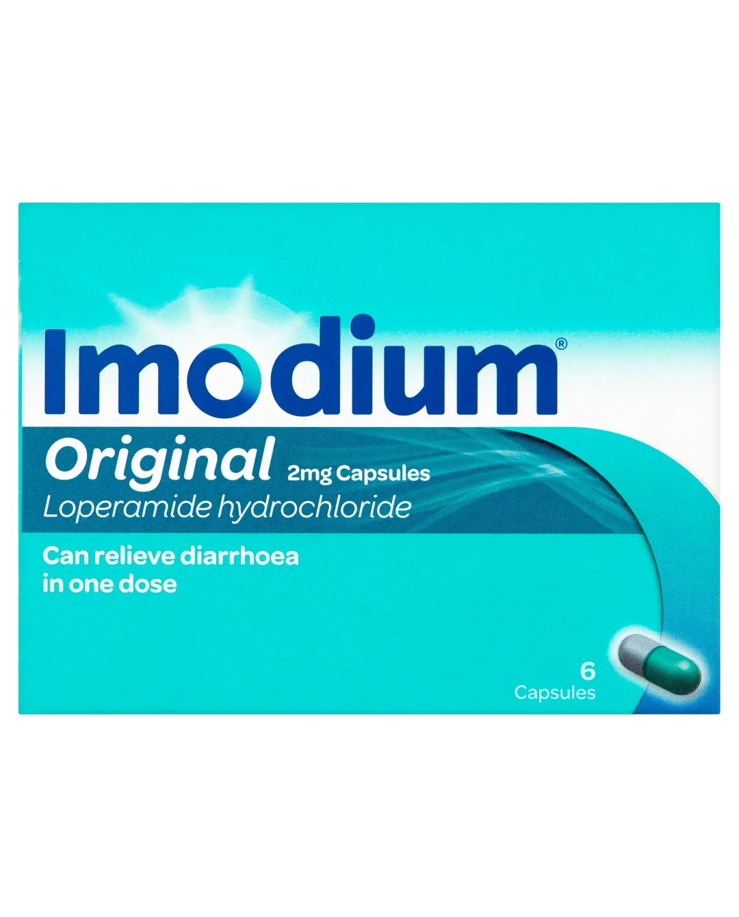 Original Capsules for relief from diarrhoea 6 capsules