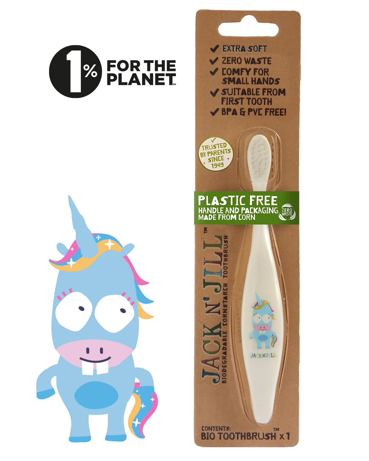 Bio Toothbrush Unicorn