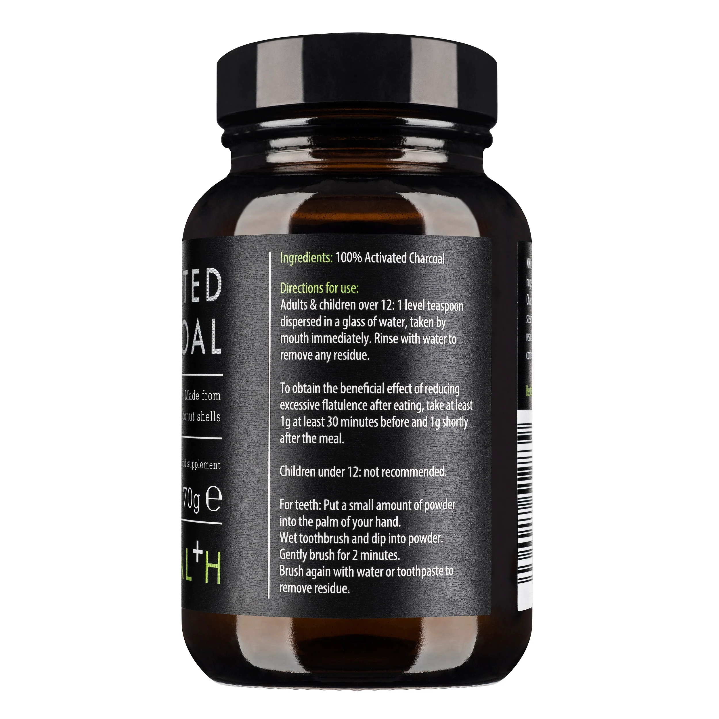 Activated Charcoal Powder 70g - Image 3