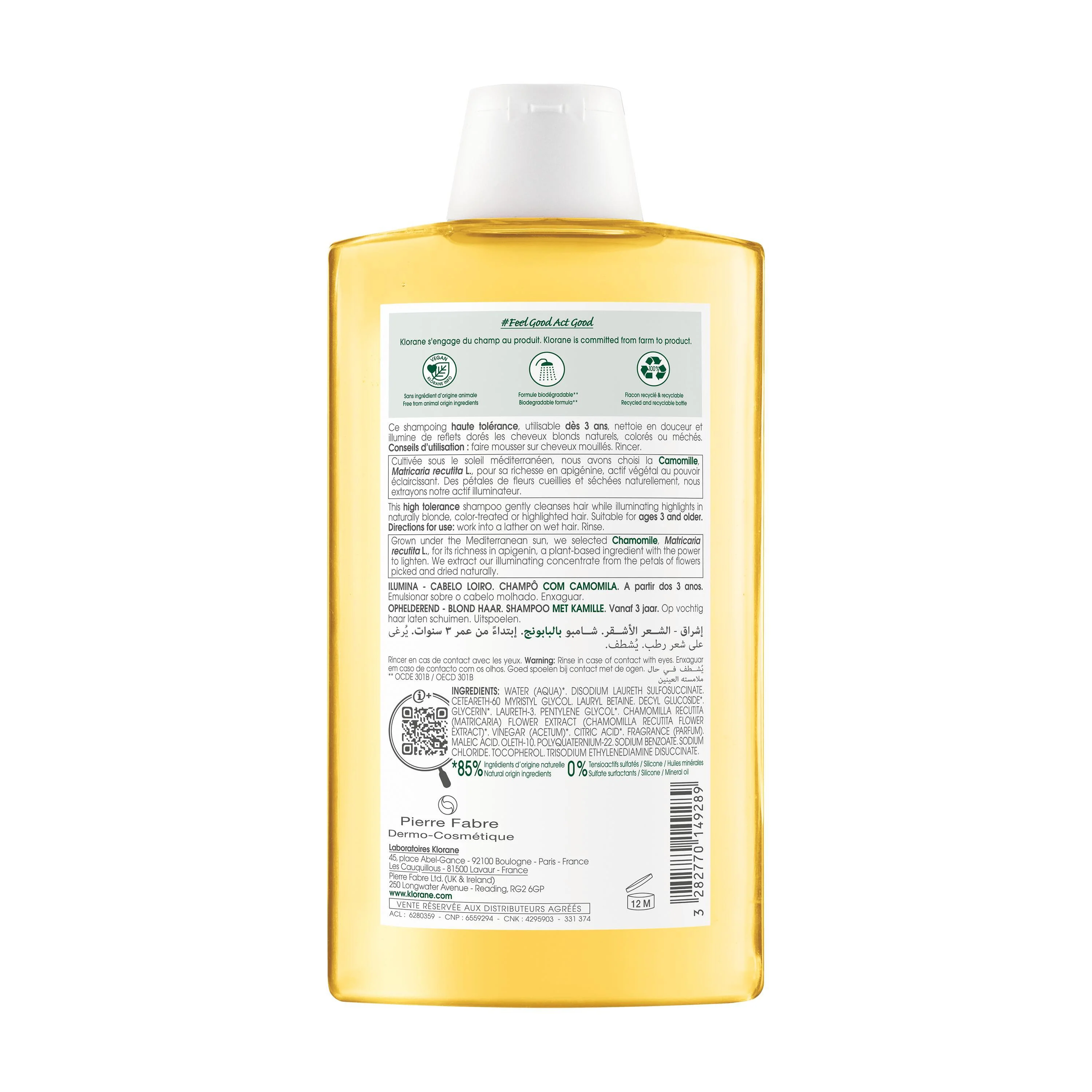 Brightening Shampoo With Camomile 400ml - Image 5