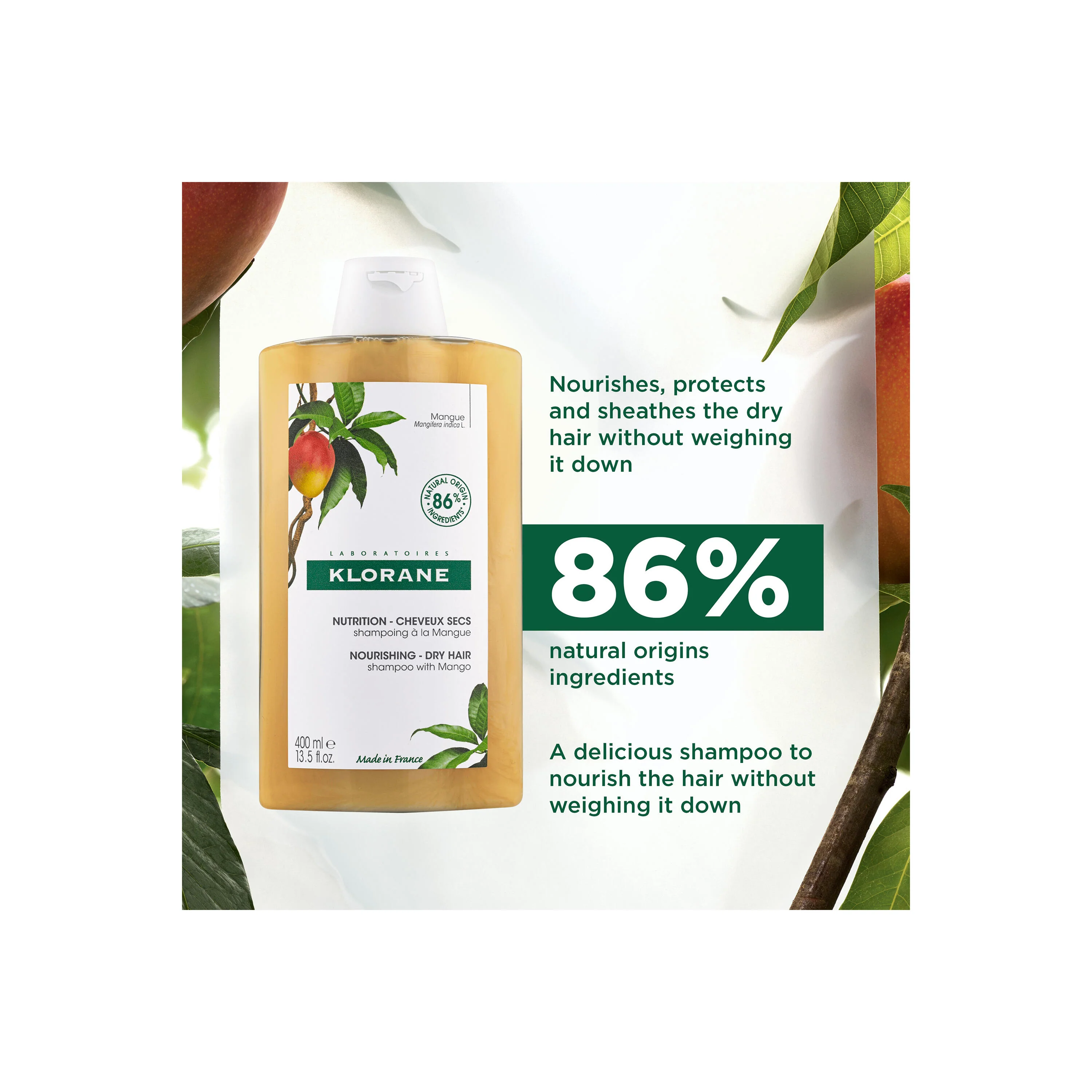 Nourishing Shampoo With Mango 400ml - Image 4
