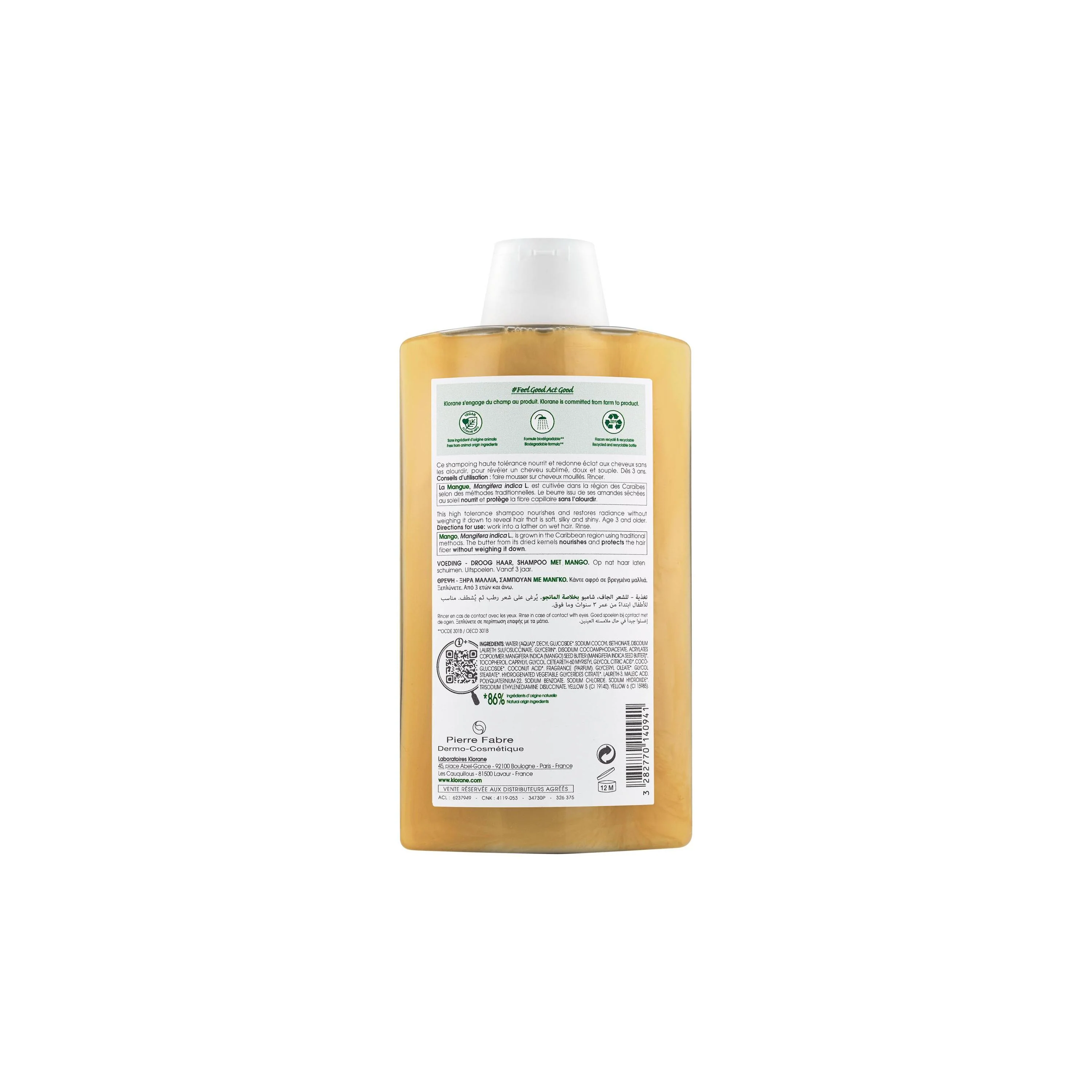 Nourishing Shampoo With Mango 400ml - Image 6