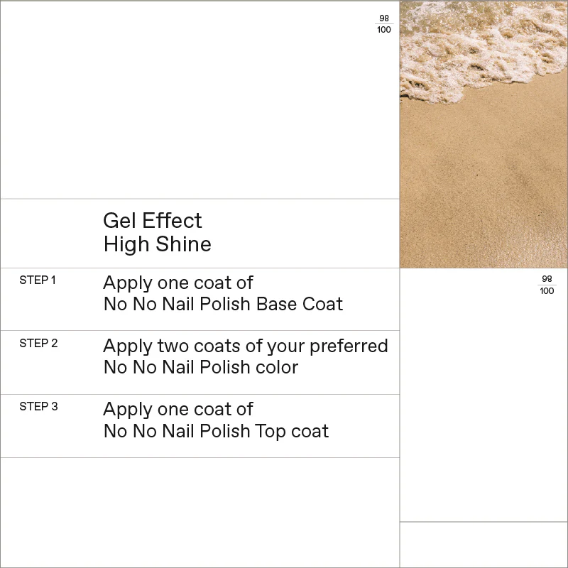 No No Nail Polish 34 Sand 11ml - Image 4