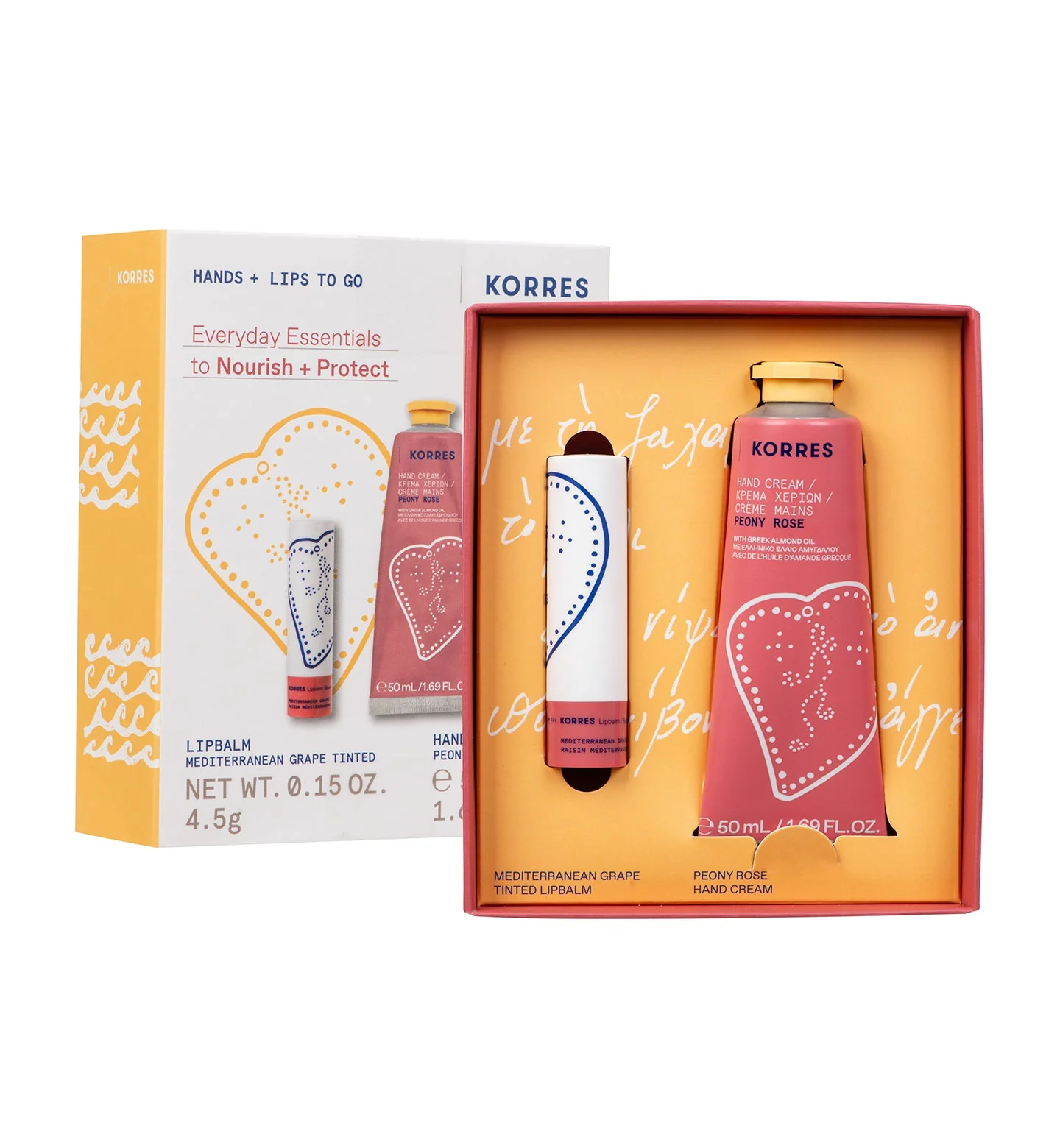 Peony Rose Hand Cream + Mediterranean Grape Lip Balm 2 Unit - Image 3