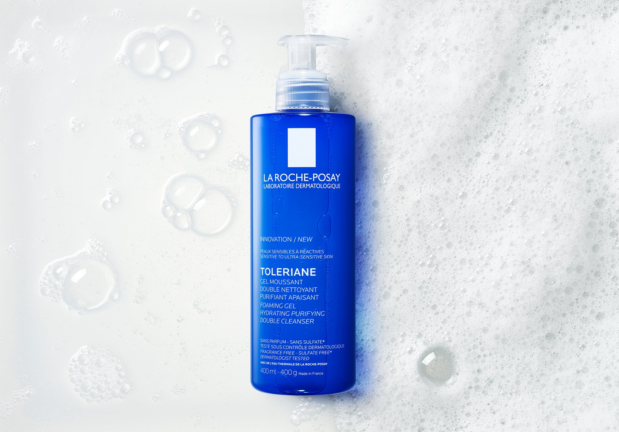 Toleriane Gel To Foam Double Cleanser 400ml - Image 5