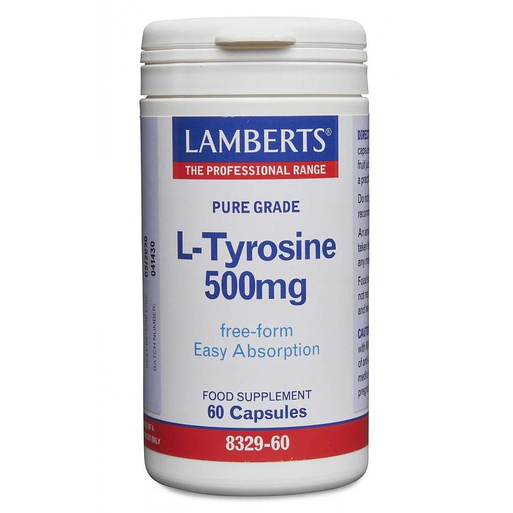 L-Tyrosine 500mg 60 capsules