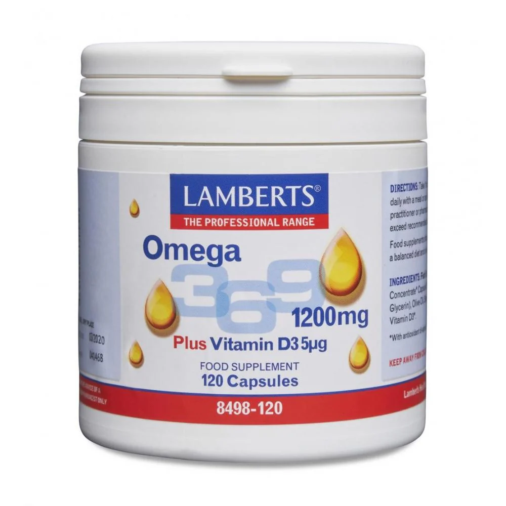 Omega 3, 6 And 9 120 capsules