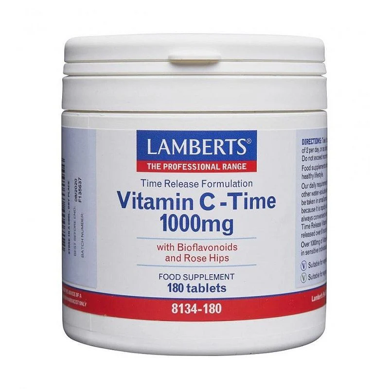 Vitamin C Time Release 1000mg 180 tablets