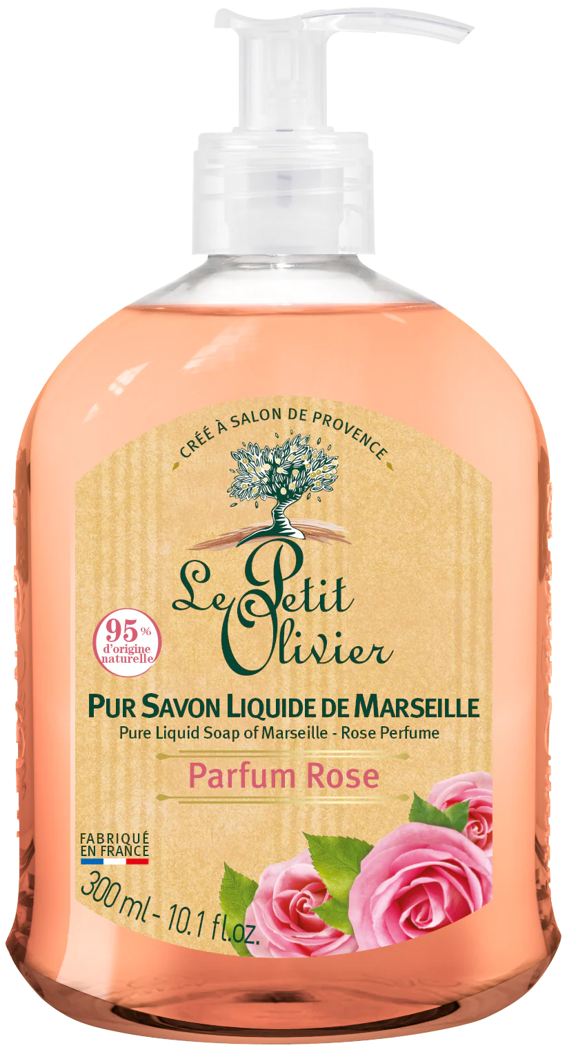 Pure Liquid Soap Of Marseille - Rose 300ml