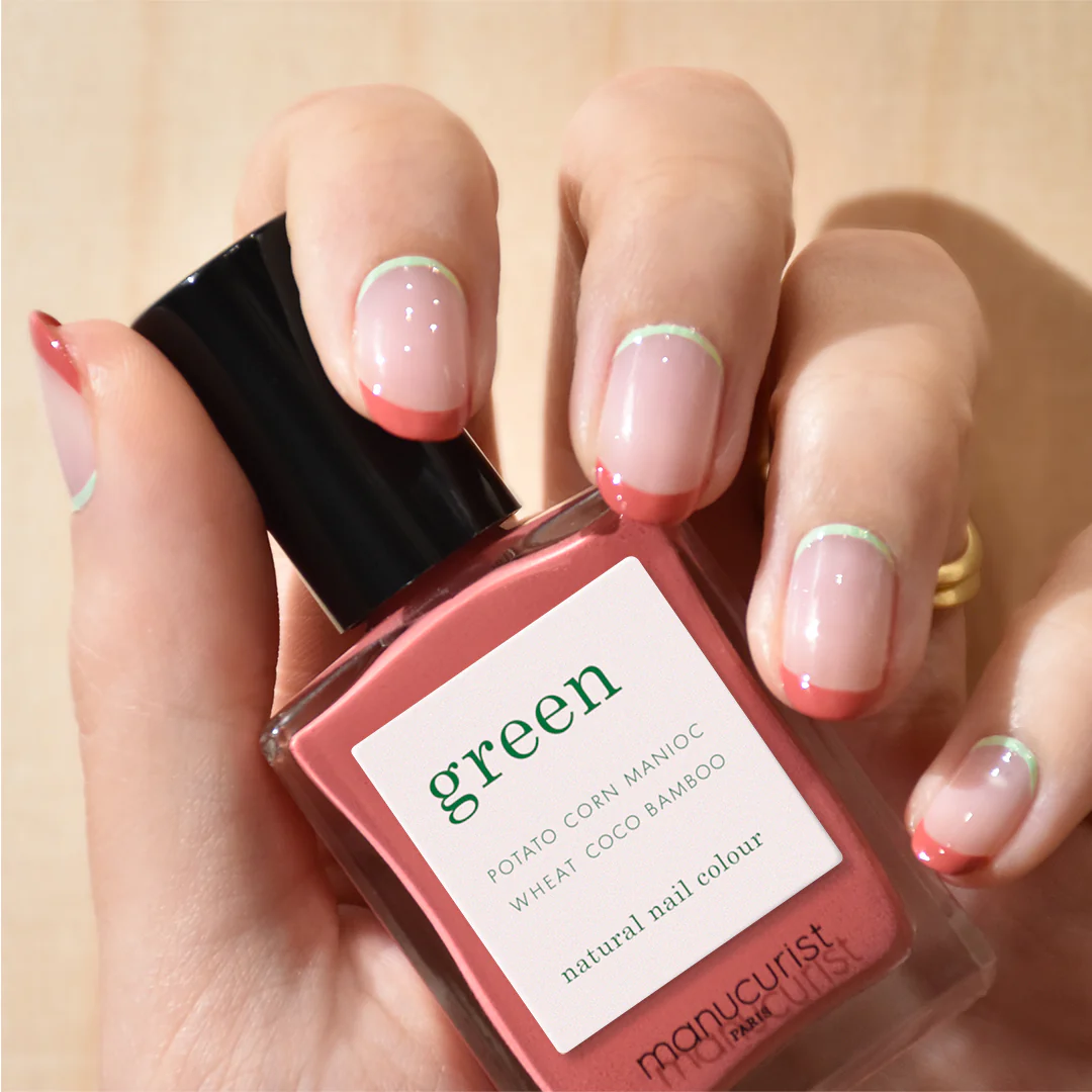 Green Natural Nail Polish Bois De Rose 15ml - Image 3