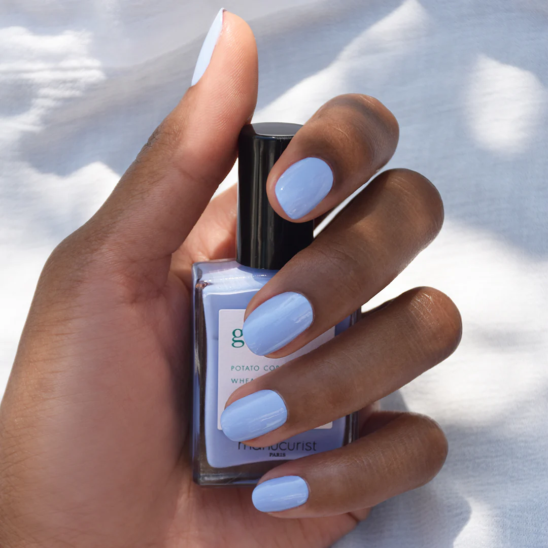 Green Natural Nail Polish Lilas 15ml - Image 4