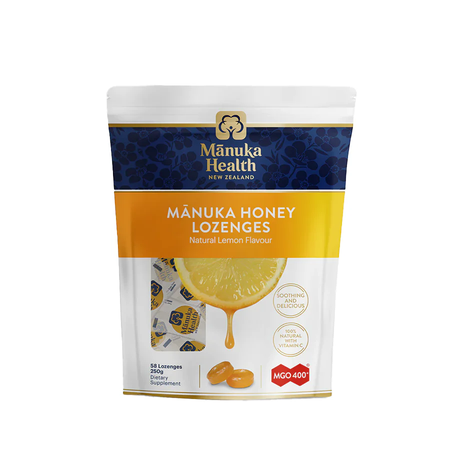 Mānuka Honey & Lemon Lozenges 250g