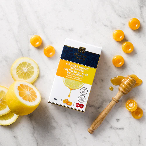 Mānuka Honey & Lemon Lozenges 65g - Image 2