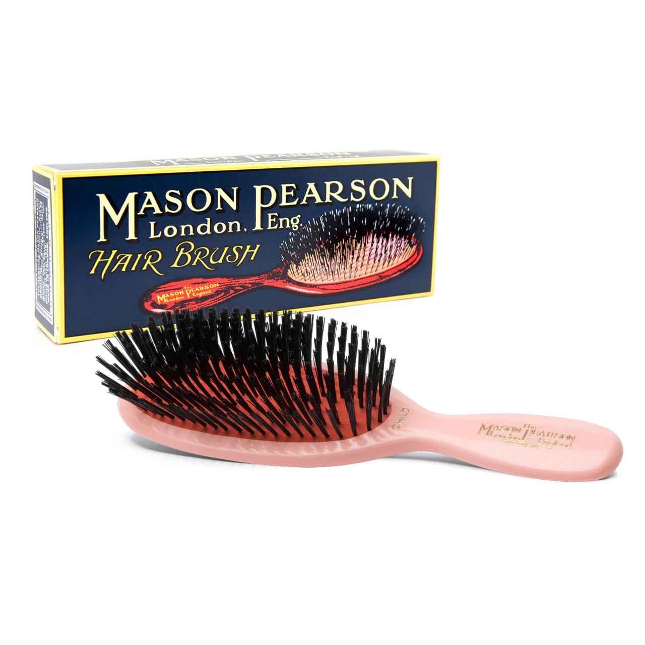 Pocket Child Bristle Pink Hairbrush CB4 - Image 2