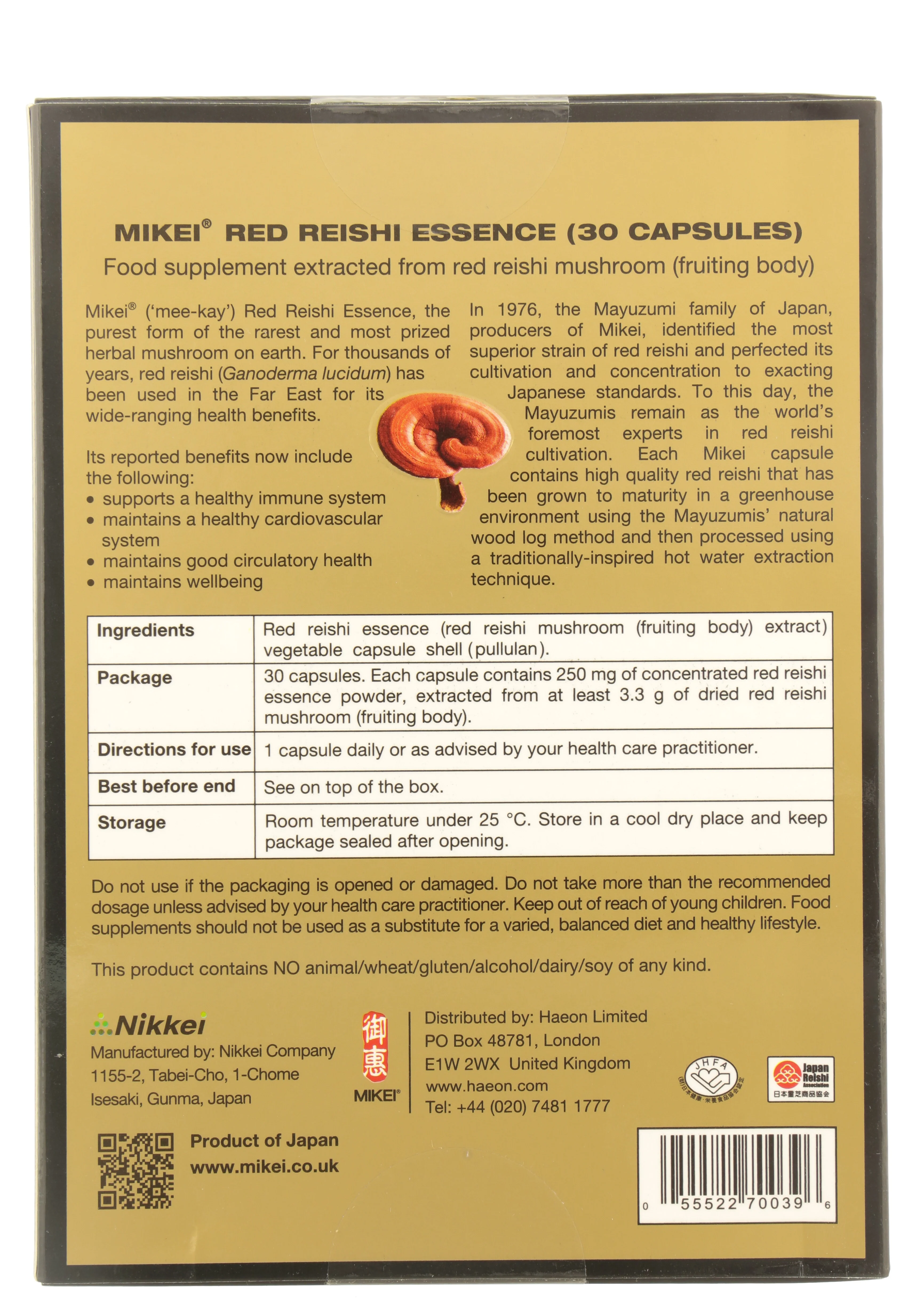Red Reishi Essence 30 capsules - Image 2