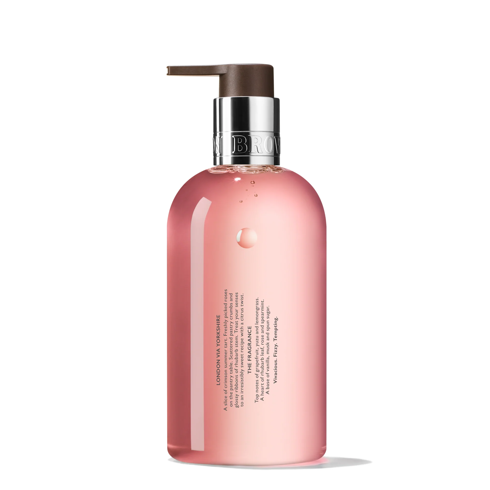 Delicious Rhubarb & Rose Fine Liquid Hand Wash 300ml - Image 2