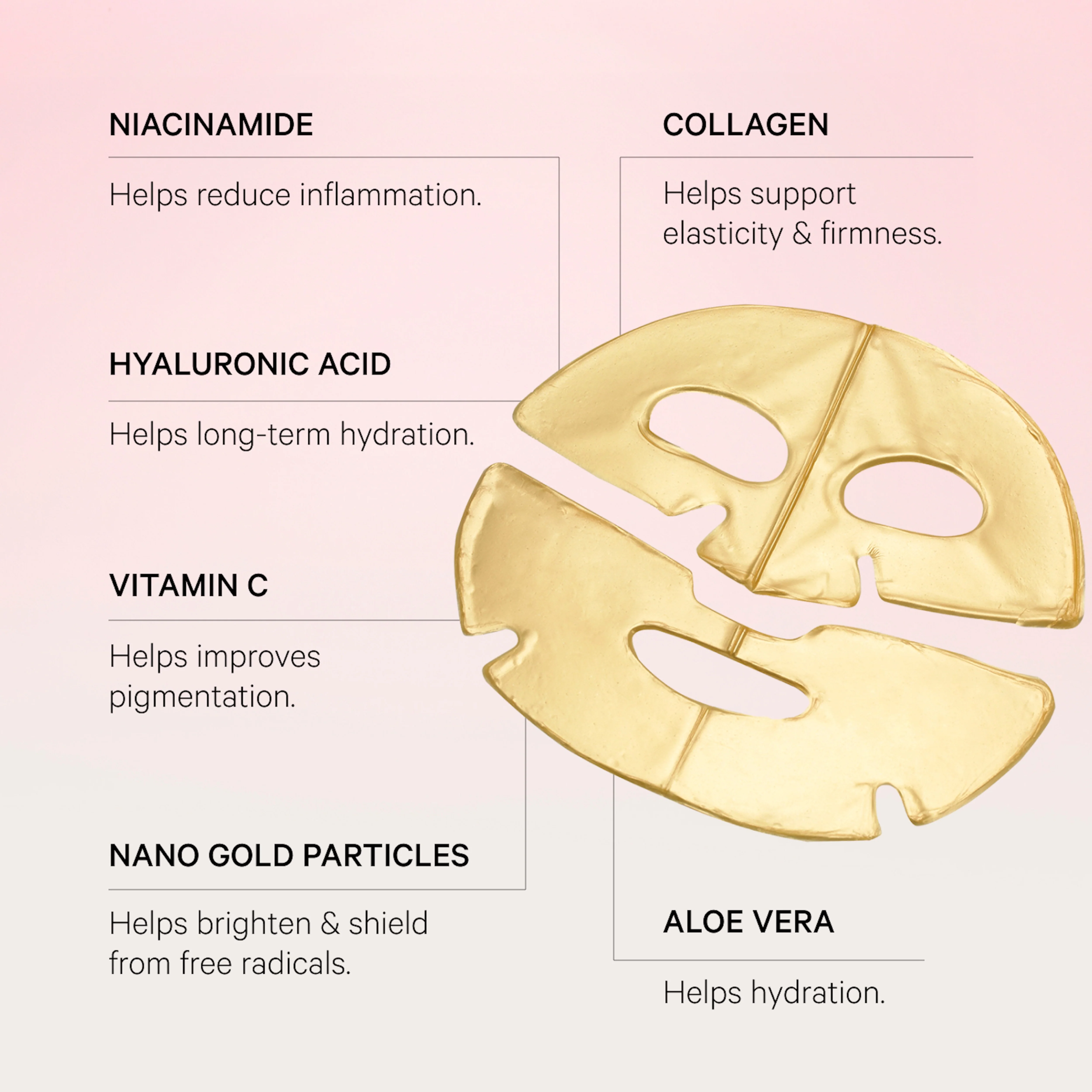 Hydra-Lift Gold Face Mask Single 1 Unit - Image 4